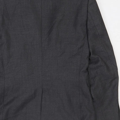 Mens UK Size 34 Burton Regular Grey Suit Jacket