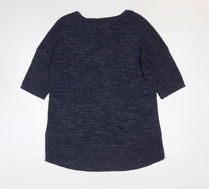 Womens UK Size 12 Marks and Spencer Blue Pullover Jumper