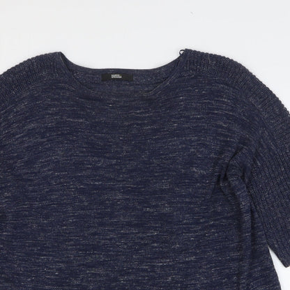 Womens UK Size 12 Marks and Spencer Blue Pullover Jumper