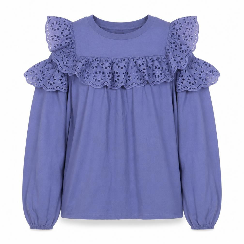 Womens UK Size 8 River Island Blue Basic Blouse