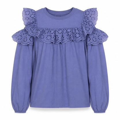 Womens UK Size 8 River Island Blue Basic Blouse