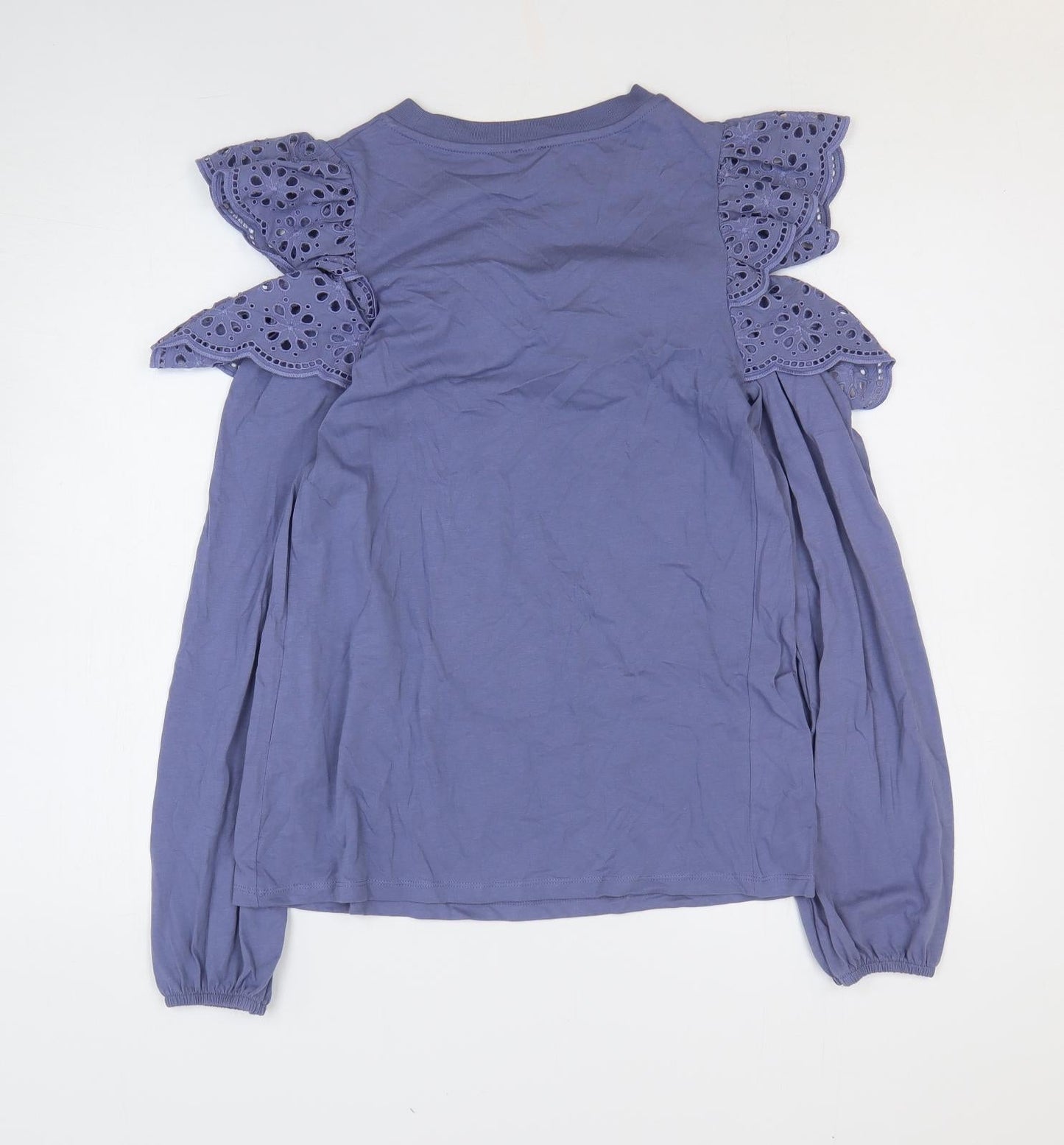 Womens UK Size 8 River Island Blue Basic Blouse