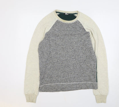 Womens UK Size S Pull&Bear Multicoloured Pullover Sweatshirt
