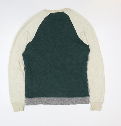 Womens UK Size S Pull&Bear Multicoloured Pullover Sweatshirt