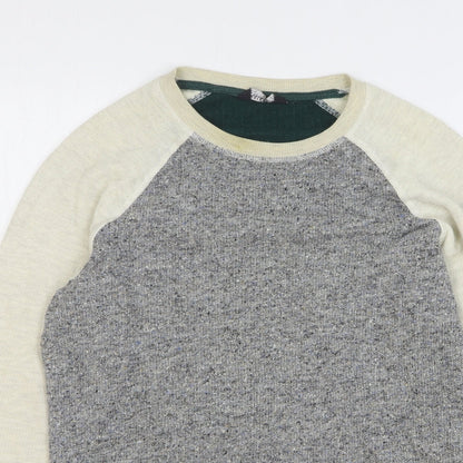 Womens UK Size S Pull&Bear Multicoloured Pullover Sweatshirt