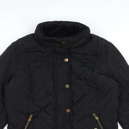 Stradivarius Womens Black Jacket Size S Zip