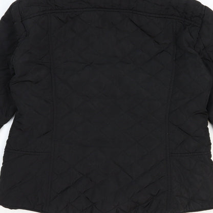 Stradivarius Womens Black Jacket Size S Zip