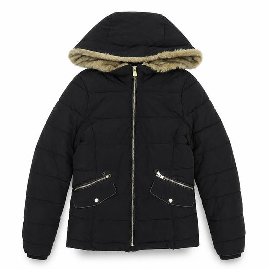 Trf Outerwear Womens Black Quilted Coat Size XS Zip