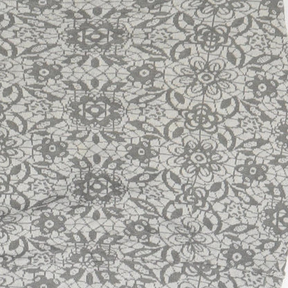 Silence + Noise Womens Grey Geometric Cotton Bandage Skirt Size S