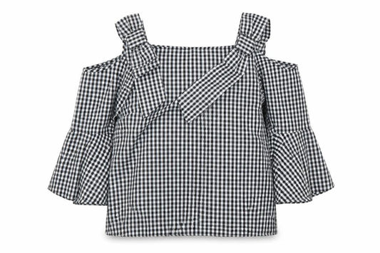 Womens UK Size 8 Miss Selfridge Black Basic Blouse