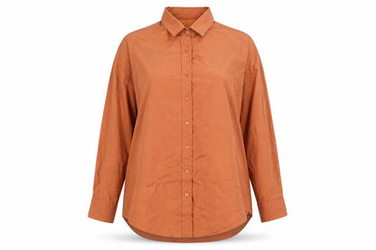 Womens UK Size 12 St Michael Orange Basic Button-Up