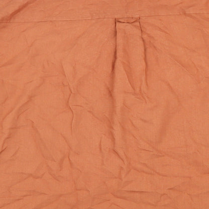 Womens UK Size 12 St Michael Orange Basic Button-Up