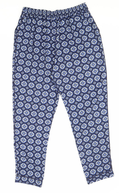 Womens UK Size 10 Phase Eight Regular Fit  Blue Trousers