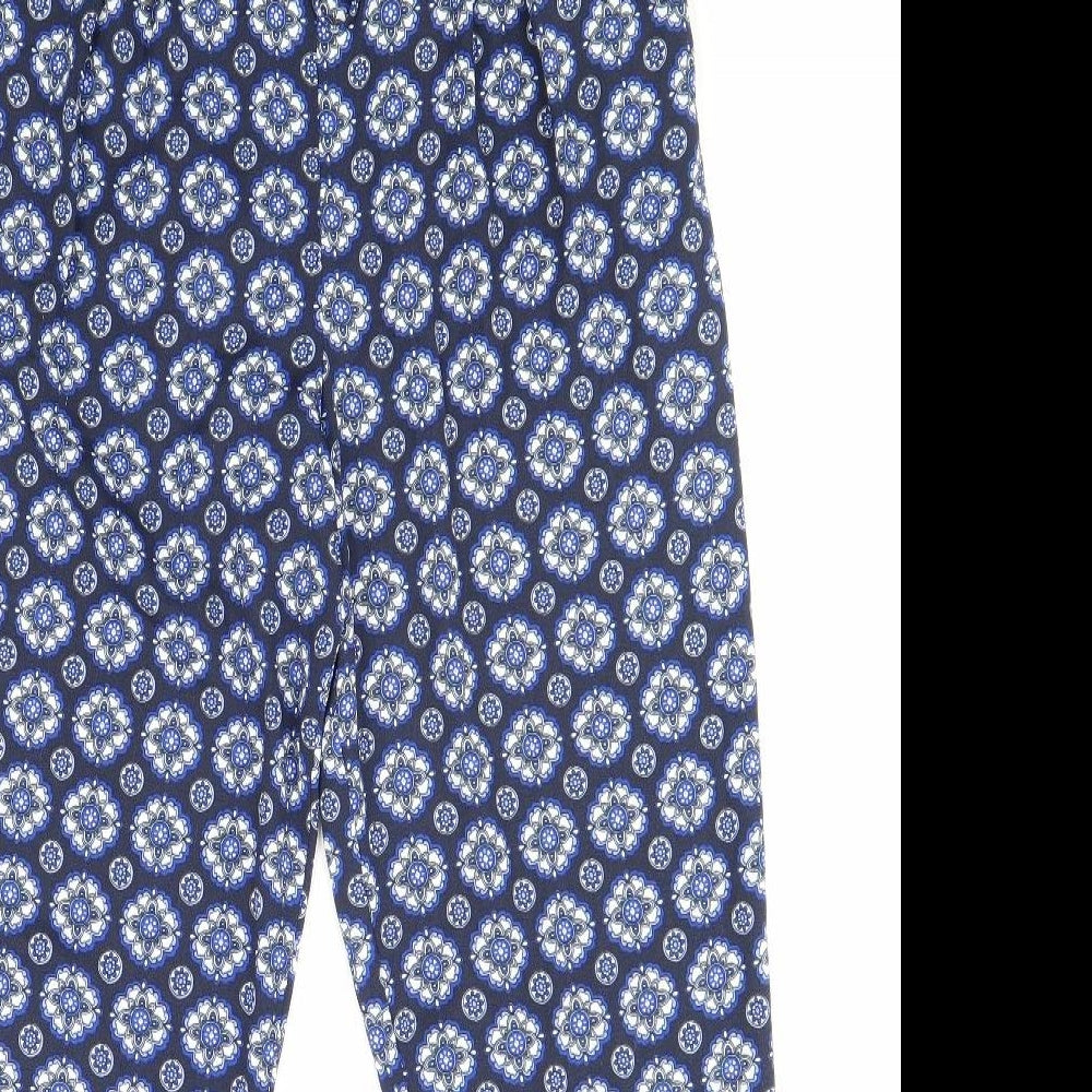 Womens UK Size 10 Phase Eight Regular Fit  Blue Trousers