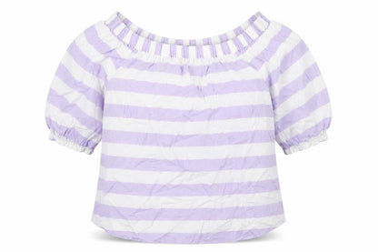 Womens UK Size 8 Marks and Spencer Purple Basic Blouse