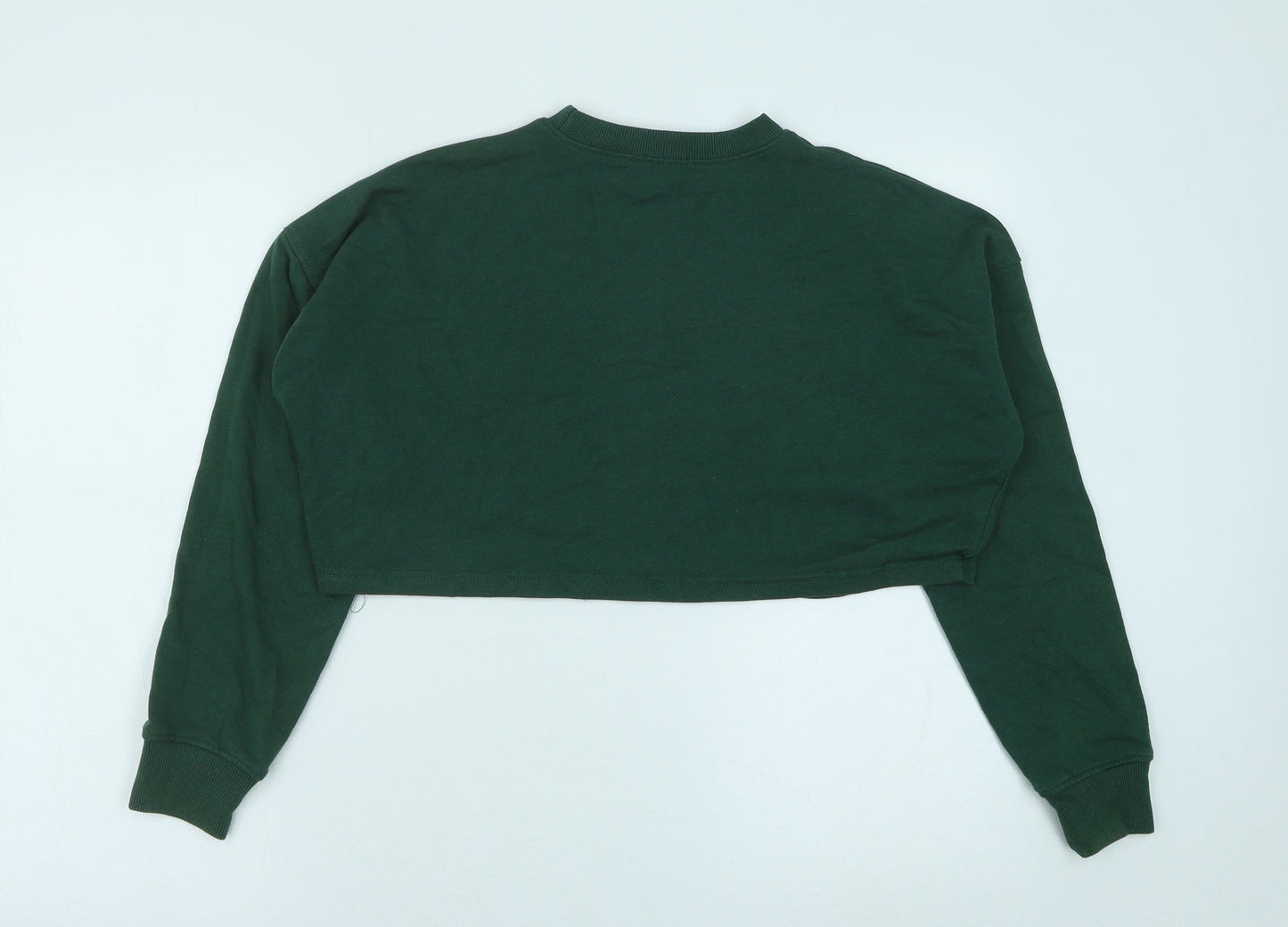 Nasty Gal Womens Green Polyester Pullover Sweatshirt Size 6 Pullover - Cropped