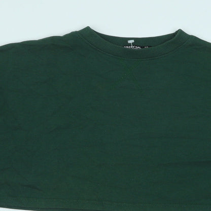 Nasty Gal Womens Green Polyester Pullover Sweatshirt Size 6 Pullover - Cropped