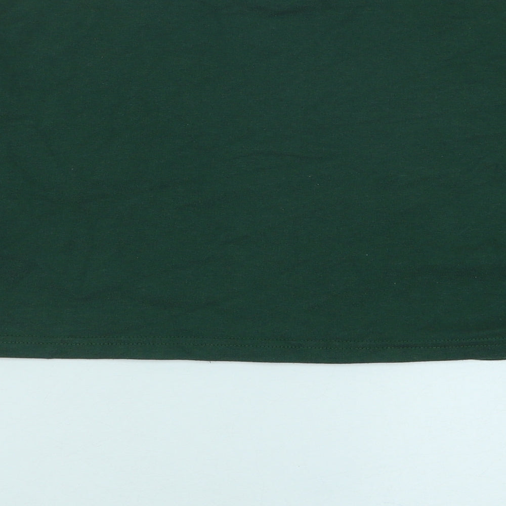 Nasty Gal Womens Green Polyester Pullover Sweatshirt Size 6 Pullover - Cropped