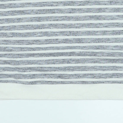Primark Womens Blue Striped Polyester Pullover Sweatshirt Size M Pullover - Cropped