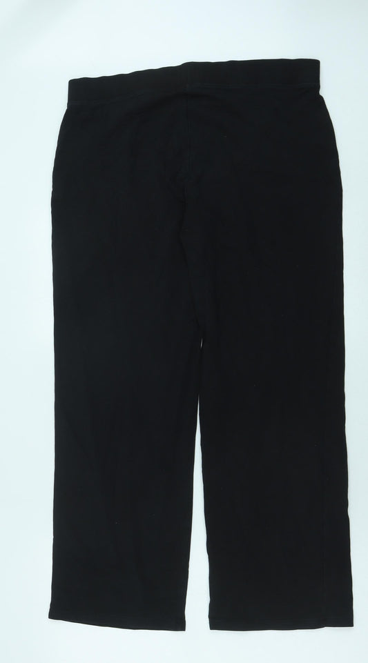 Womens UK Size 36 in Marks and Spencer Regular Fit  Black Trousers