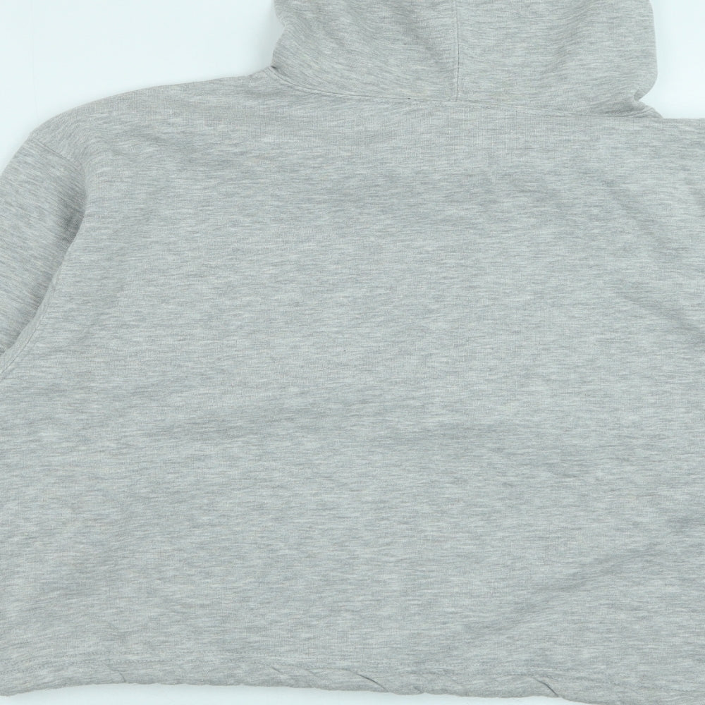 Zara Womens Grey Cotton Pullover Hoodie Size S Pullover - Los Angeles