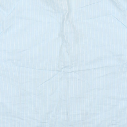 Womens UK Size 22 Bonmarché Blue Basic Button-Up