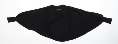 Womens UK Size 8 Dorothy Perkins Black Shrug Jumper