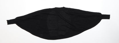 Womens UK Size 8 Dorothy Perkins Black Shrug Jumper