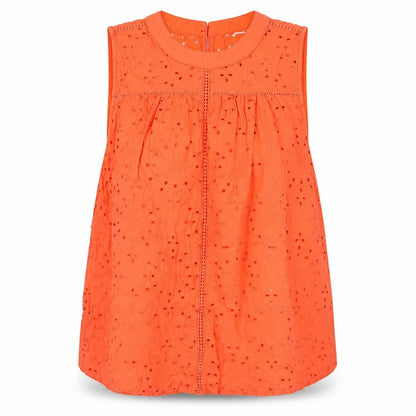 Womens UK Size 10 TU Orange Basic Blouse