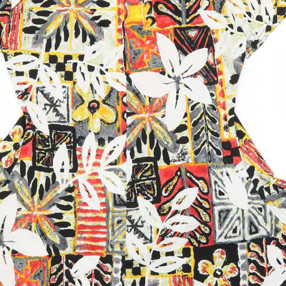 Womens UK Size 10 West One Multicoloured Basic Blouse