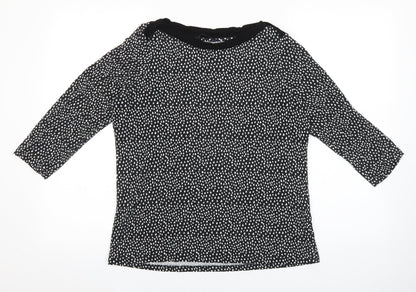 Womens UK Size 14 Marks and Spencer Black Basic Blouse
