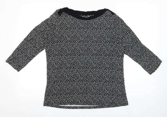 Womens UK Size 14 Marks and Spencer Black Basic Blouse