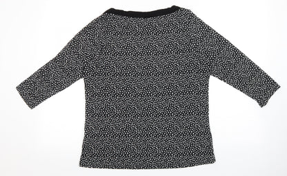 Womens UK Size 14 Marks and Spencer Black Basic Blouse