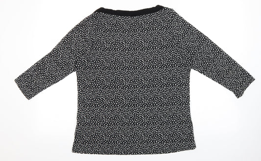 Womens UK Size 14 Marks and Spencer Black Basic Blouse