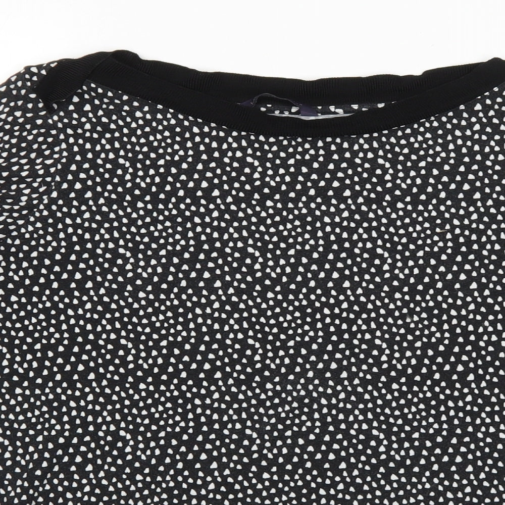 Womens UK Size 14 Marks and Spencer Black Basic Blouse