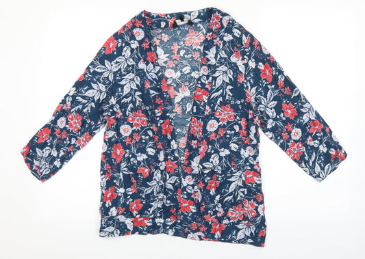 Womens UK Size 10 New Look Multicoloured Cardigan Jumper