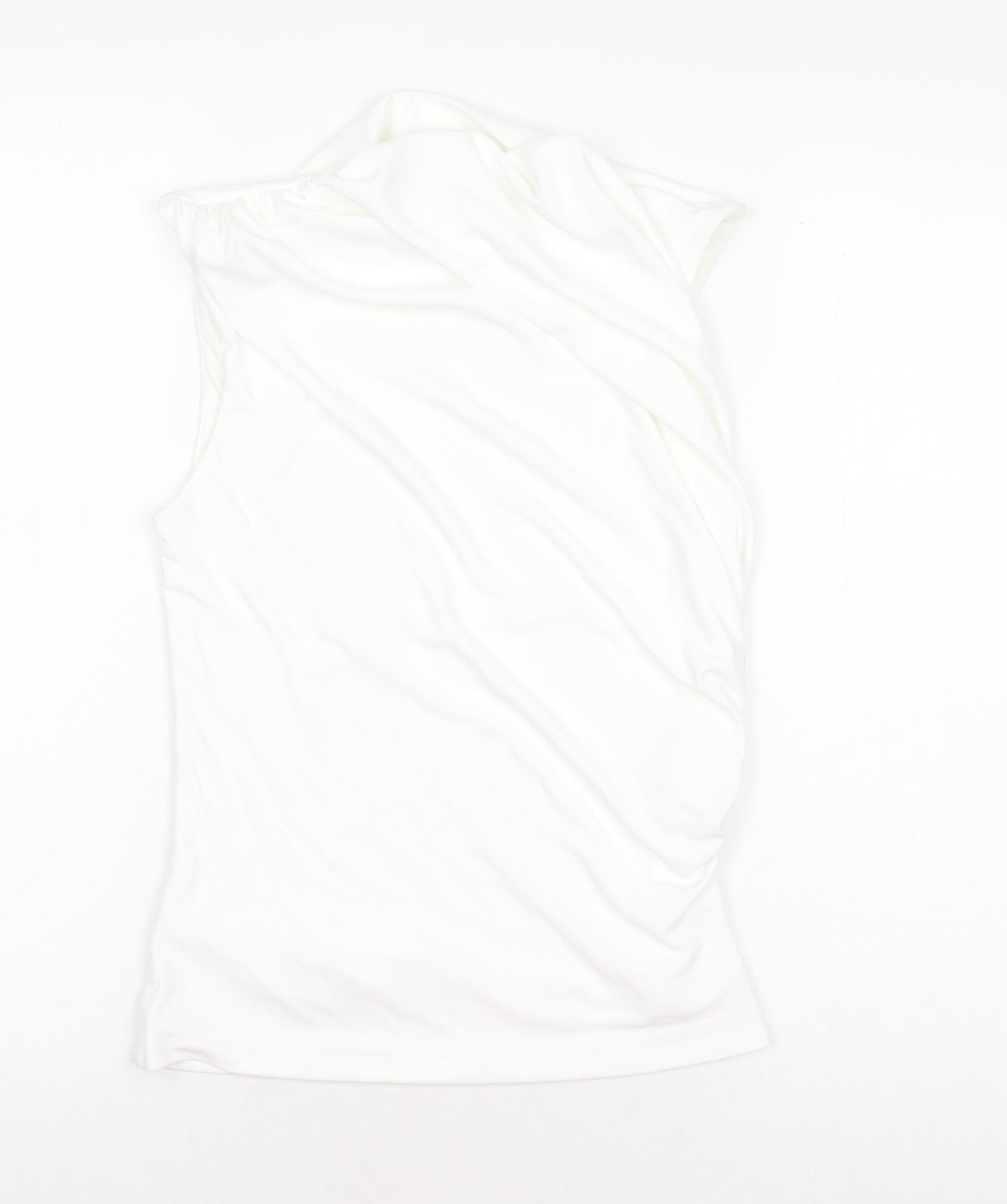 Womens UK Size XS Zara White Basic Blouse