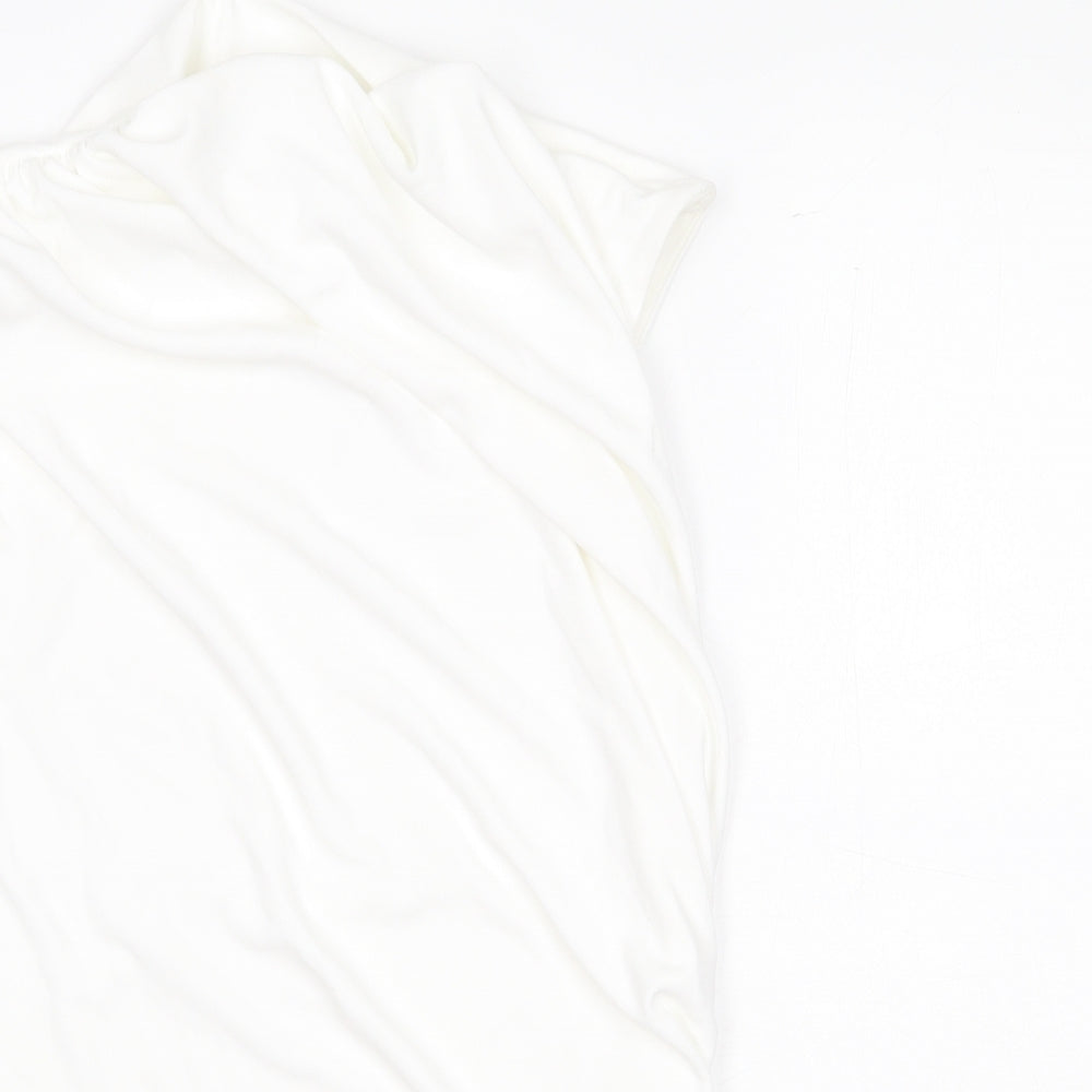 Womens UK Size XS Zara White Basic Blouse