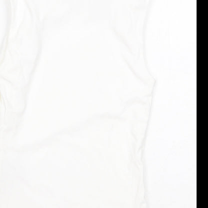 Womens UK Size XS Zara White Basic Blouse