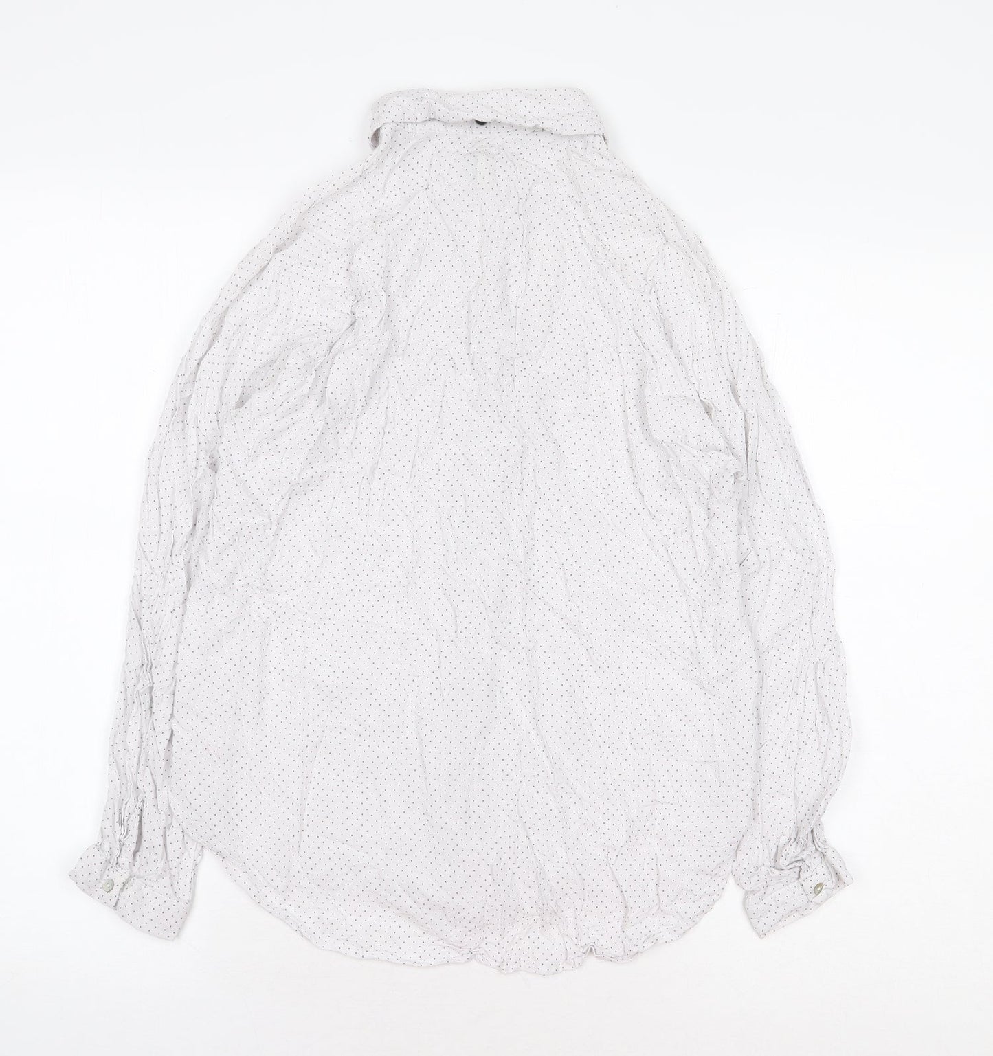 Womens UK Size S Stradivarius White Basic Blouse