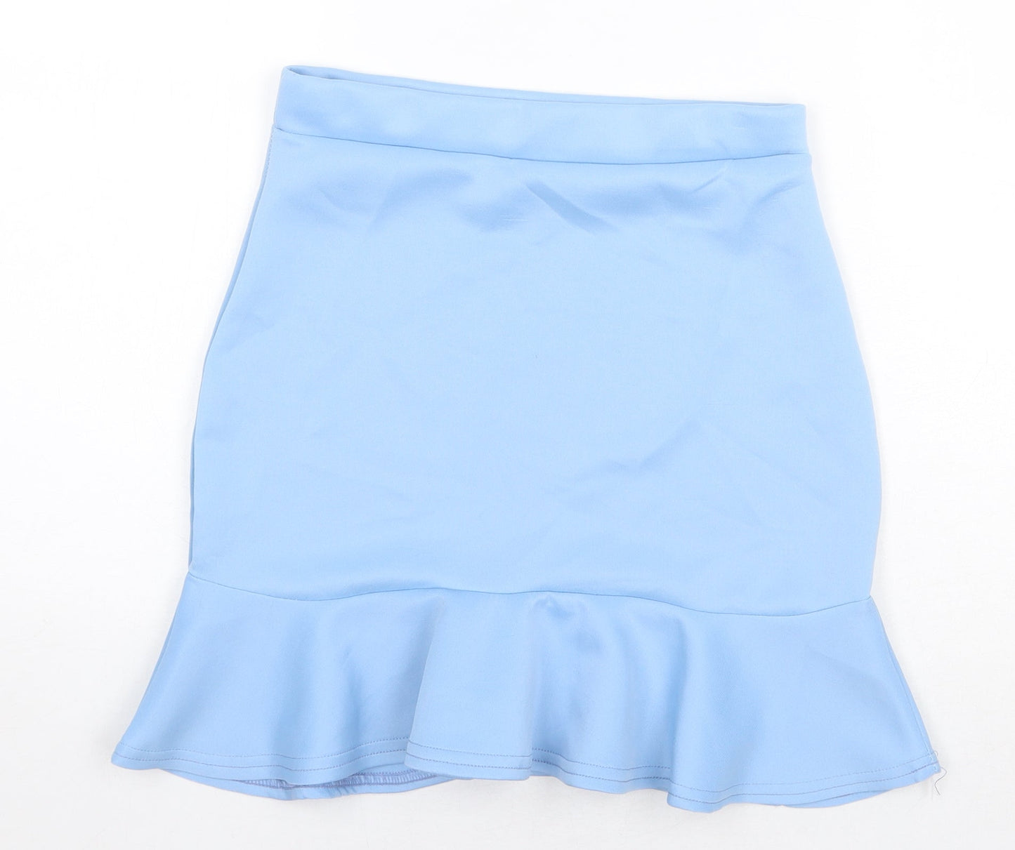 In the Style Womens Blue Polyester Bandage Skirt Size 10