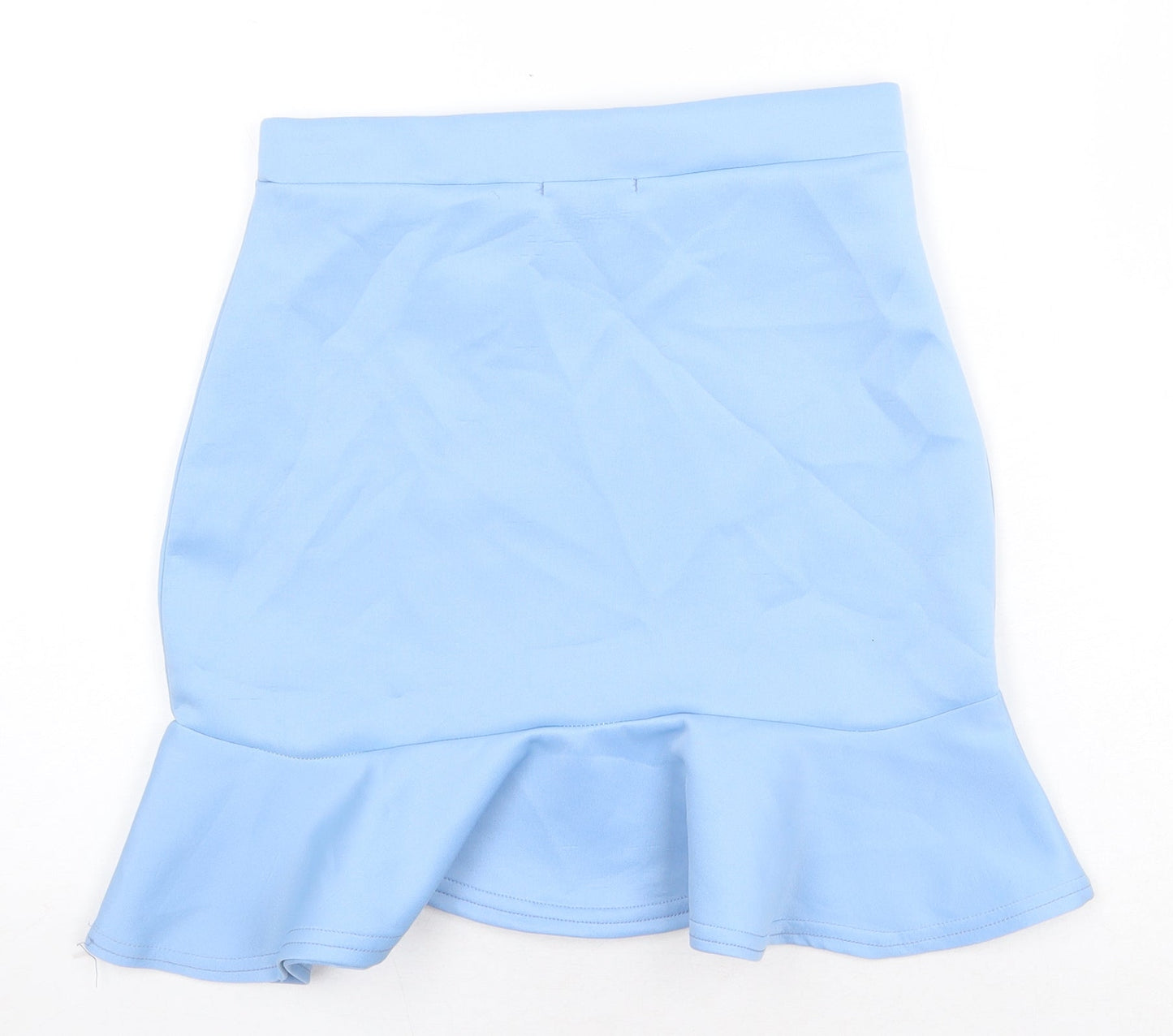 In the Style Womens Blue Polyester Bandage Skirt Size 10