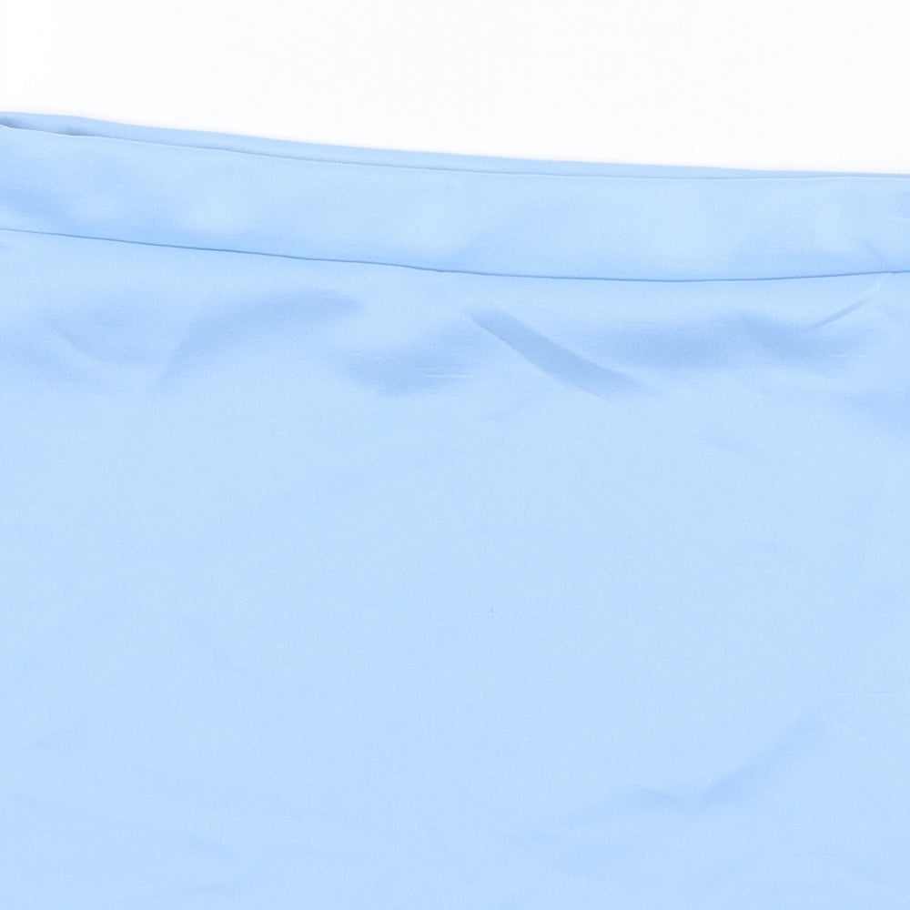 In the Style Womens Blue Polyester Bandage Skirt Size 10