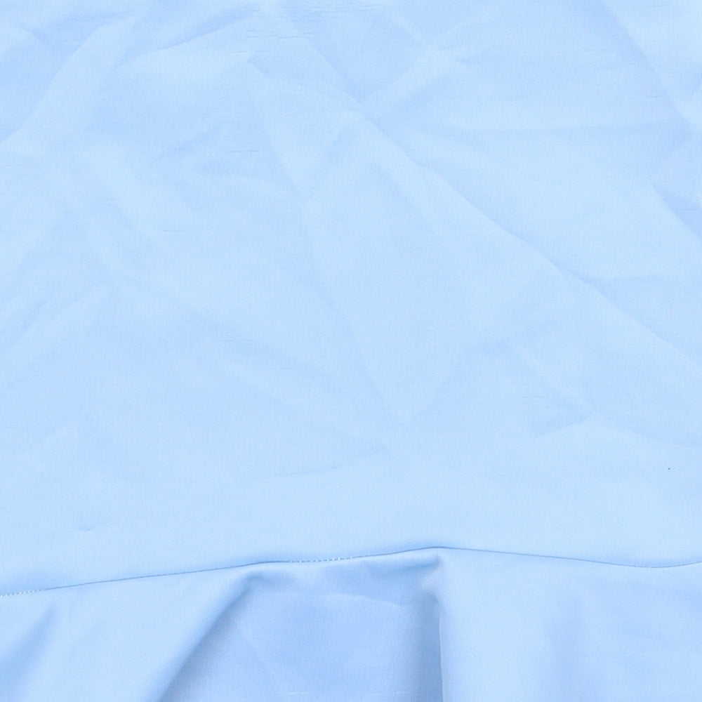 In the Style Womens Blue Polyester Bandage Skirt Size 10