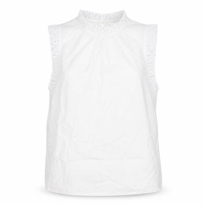 Womens UK Size 14 New Look White Basic Blouse