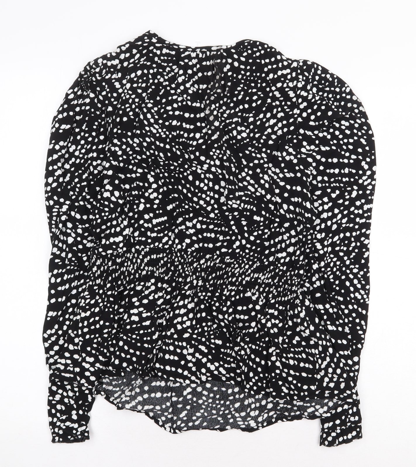 Womens UK Size 8 Marks and Spencer Black Basic Blouse