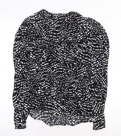 Womens UK Size 8 Marks and Spencer Black Basic Blouse