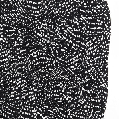 Womens UK Size 8 Marks and Spencer Black Basic Blouse