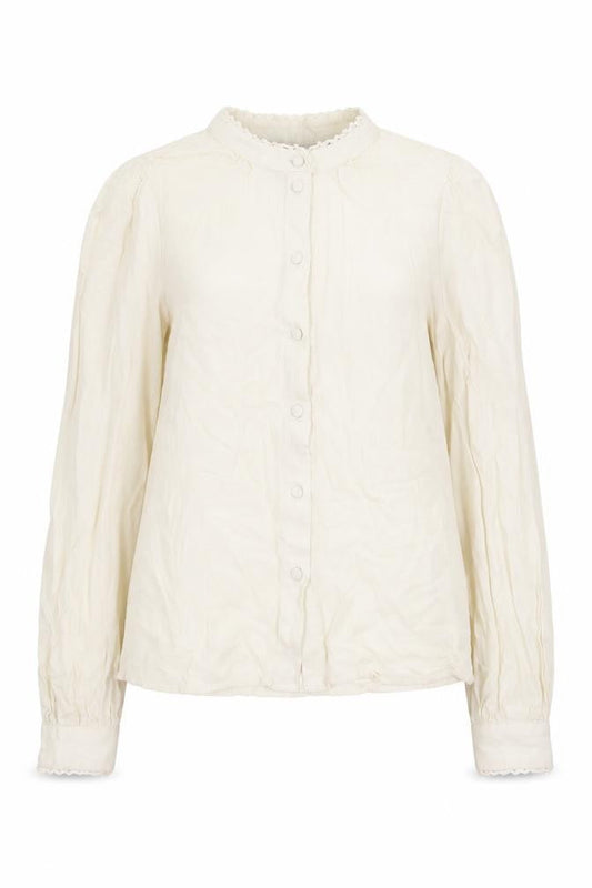 Womens UK Size XS Vera Moda Beige Basic Button-Up
