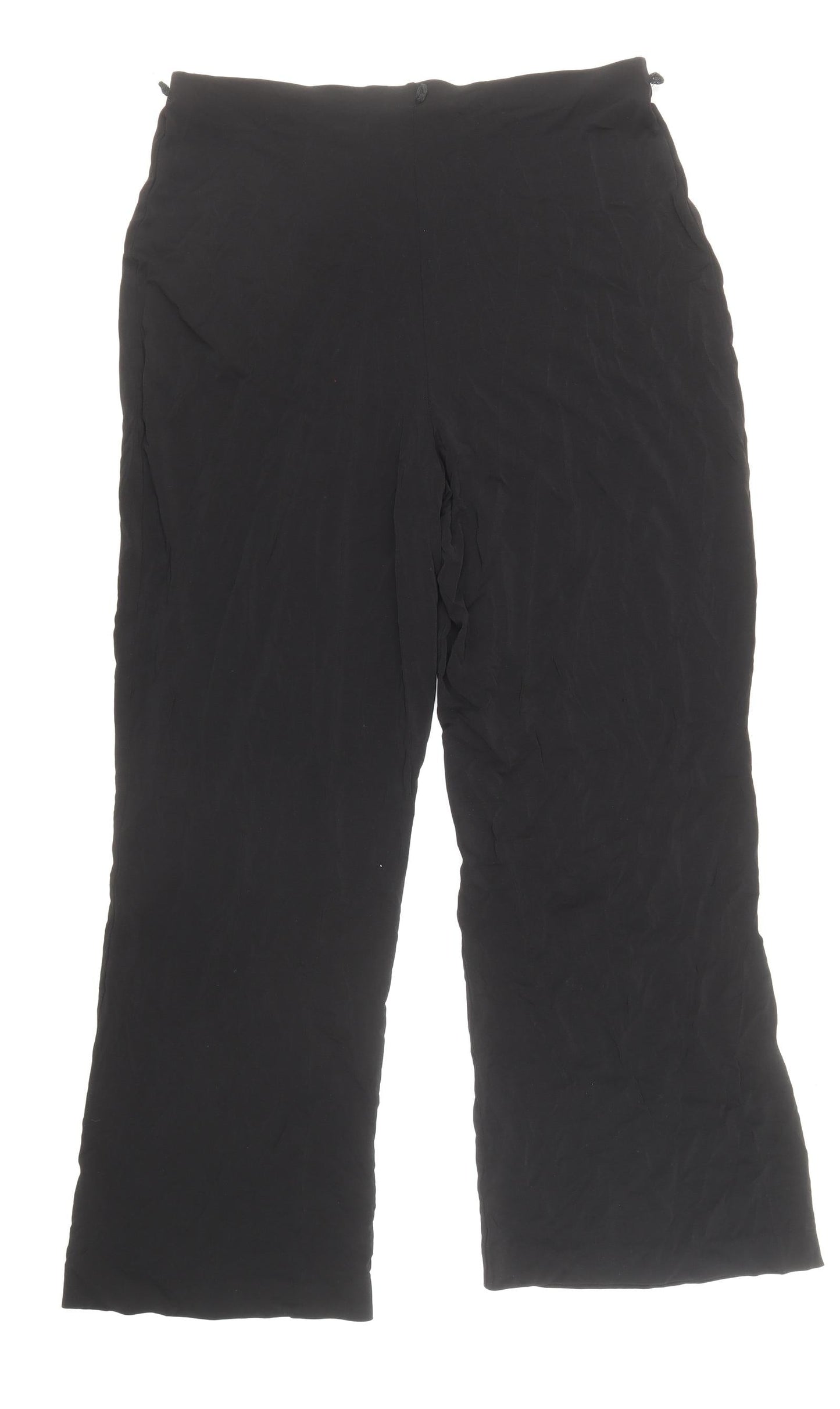 Womens UK Size 12 Marks and Spencer Regular Fit  Black Trousers